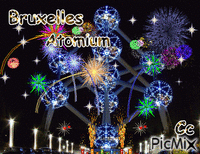 Atomium - GIF animado gratis
