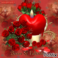 bonne st valentin - Zdarma animovaný GIF