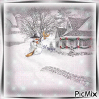 зима - GIF animado gratis