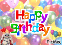 happy birthday animuotas GIF