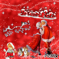 joyeux Noël - GIF animasi gratis