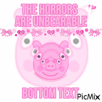 the horrors are unbearable - Gratis animerad GIF