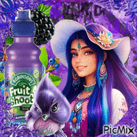 Fruit Shoot - Violet GIF animé