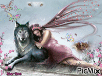 La Fée et le Loup - Ingyenes animált GIF