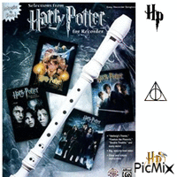 HARRY POTTER  BOOK & RECORDER アニメーションGIF