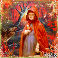 Little Red Riding Hood - Бесплатный анимированный гифка