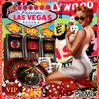 Concours.....Las Vegas casino GIF animé