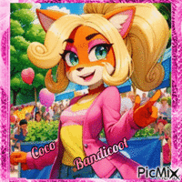 Concours  Coco Bandicoot - Free animated GIF