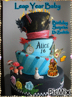 Alice sweet 16 leap year POST - Бесплатни анимирани ГИФ