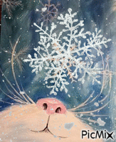 Copo de nieve анимированный гифка