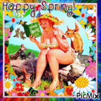 Happy Spring! - Gratis geanimeerde GIF