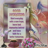 Good morning quotes 动画 GIF