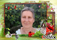 Ela w ogrodzie - 無料のアニメーション GIF