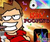 Tord eddsworld gay pooping GIF animasi