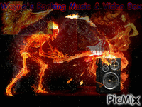 Wayne's Rocking Music & Video Box - Free animated GIF