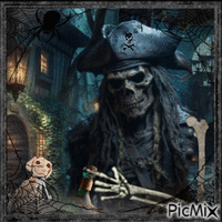 The undead pirates captain - Nemokamas animacinis gif