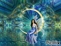 Lavender Moon - Bezmaksas animēts GIF