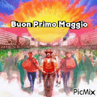 Buon Primo Maggio - Bezmaksas animēts GIF