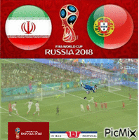 I.R. Iran vs Portugal - Gratis geanimeerde GIF