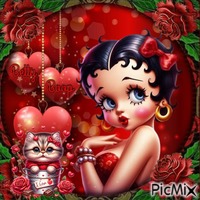 Betty Boop - Saint Valentin. - gratis png