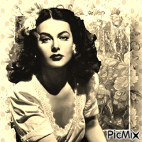 vintage glitter animated in sepia by dolceluna GIF animé