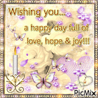 Wishing you a happy Day