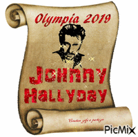 Johnny Hallyday animowany gif