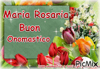 b.onomastico Maria Rosaria - Gratis animerad GIF