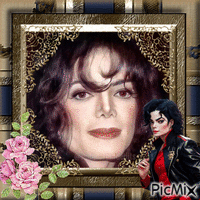 Michael Jackson. Animiertes GIF