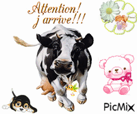 Attention !! j'arrive アニメーションGIF