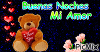 Buenas Noches mi Amor - Бесплатный анимированный гифка