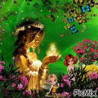 Fairy girl Animiertes GIF