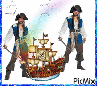 El pirata - Ilmainen animoitu GIF