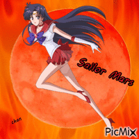 Sailor Mars animerad GIF