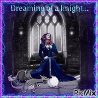 Dreaming of a knight... - Free animated GIF