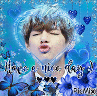 Have a nice day from Tae - GIF animado gratis