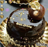 Beautiful Chocolate Cake GIF animé