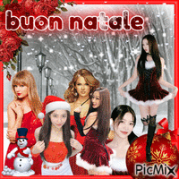 buon natale dalle queens アニメーションGIF