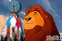 roi lion - GIF animado grátis