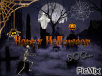 nuit d'halloween - GIF animado grátis