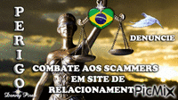 Combate aos Scammers - GIF animate gratis