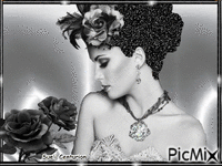 Porta Retrato Vintage - GIF animé gratuit
