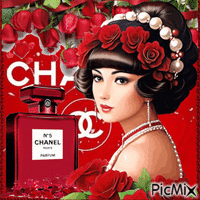 Perfume Coco Chanel - GIF animé gratuit