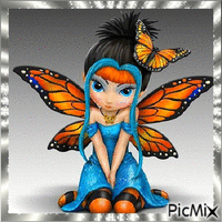 doll papillon - Бесплатный анимированный гифка