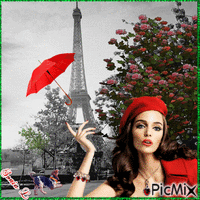 Au revoir parapluie 😇 - 免费动画 GIF