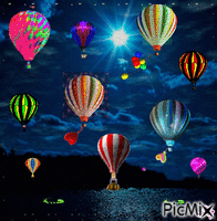 Concours "Ballons dirigeables" - GIF animado gratis