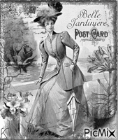 Post Card Vintage - Bezmaksas animēts GIF