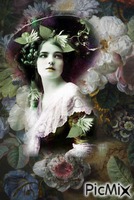 Mujer vintage 动画 GIF