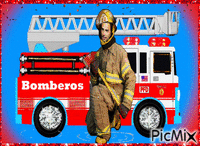 El cuerpo de bombero - Ilmainen animoitu GIF