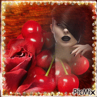 lady red анимиран GIF